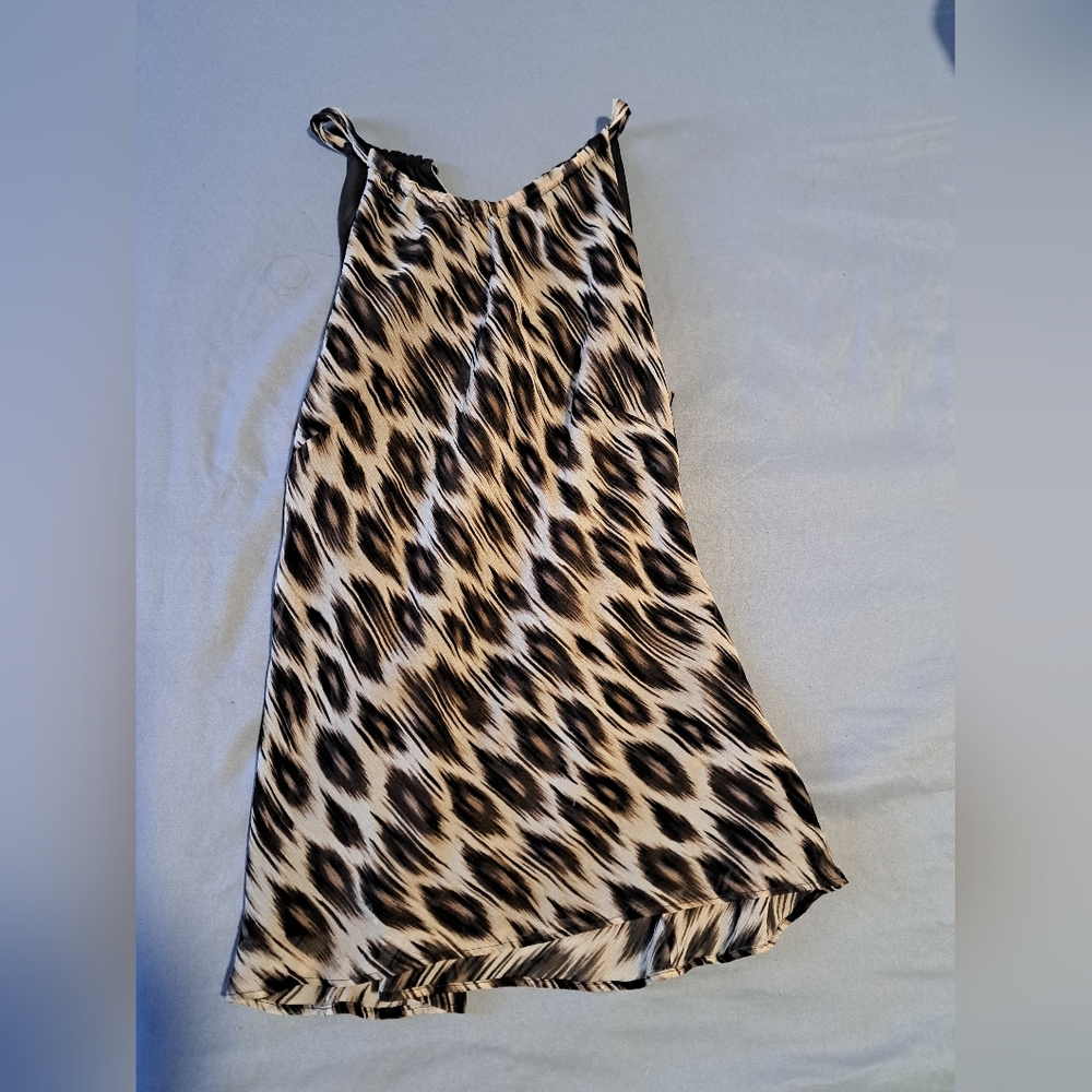 Ann Taylor Leopard  Pattern Top